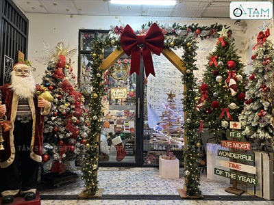 [Order 3 - 4 ngày] Nơ đỏ Bitis phun nhung 2 cánh - 2 lớp [Đứng form - Nhiều cỡ] PK-NO-08